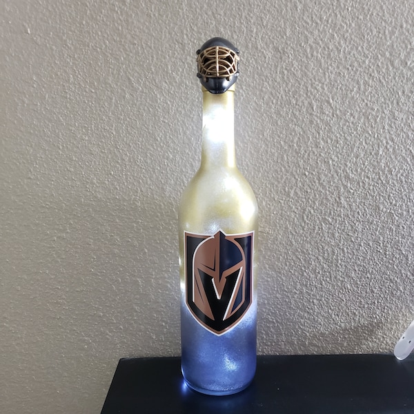 Vegas Golden Knights lighted bottle