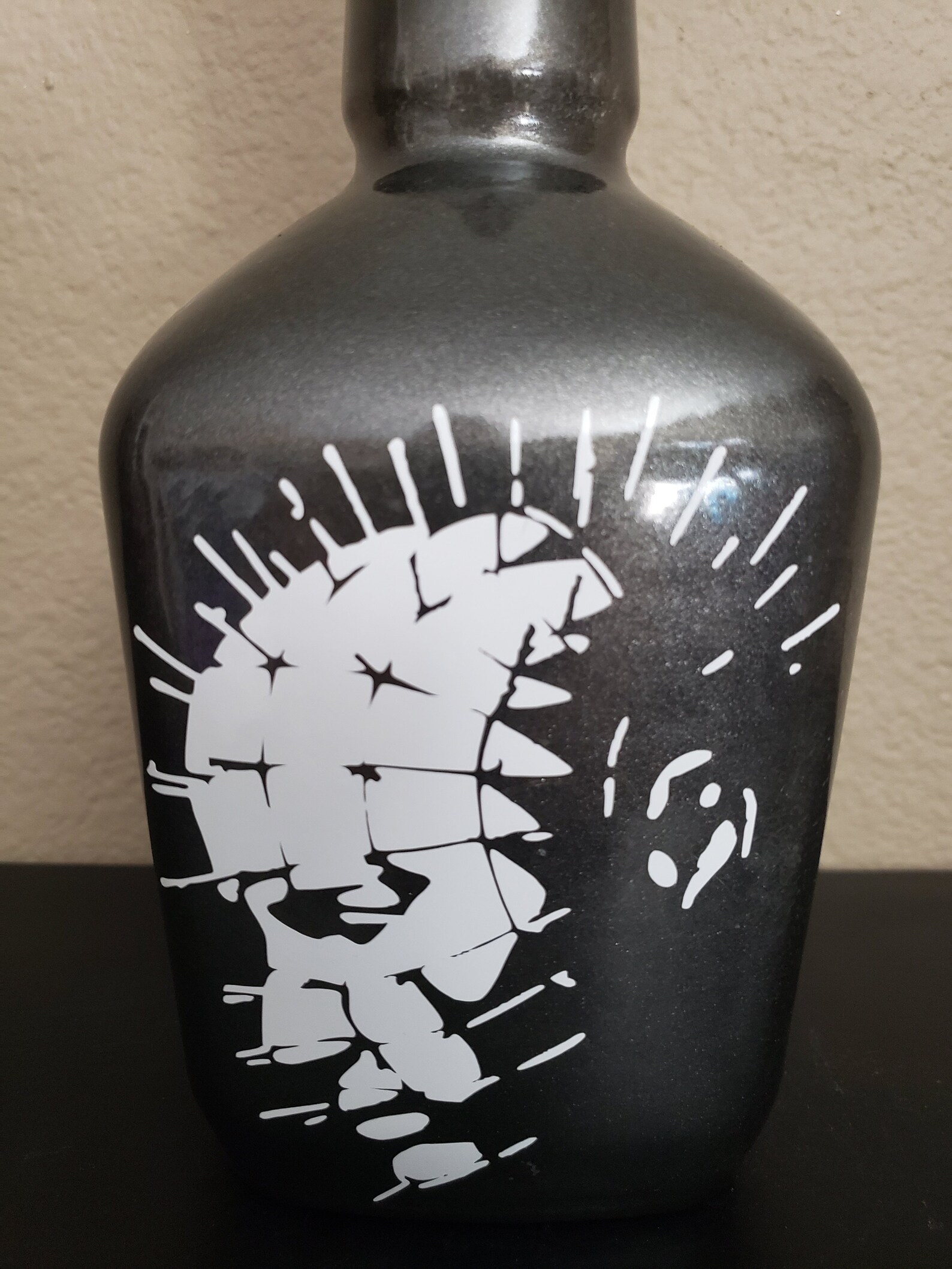 Hellrasier Pinhead lighted bottle Halloween decor Halloween Etsy