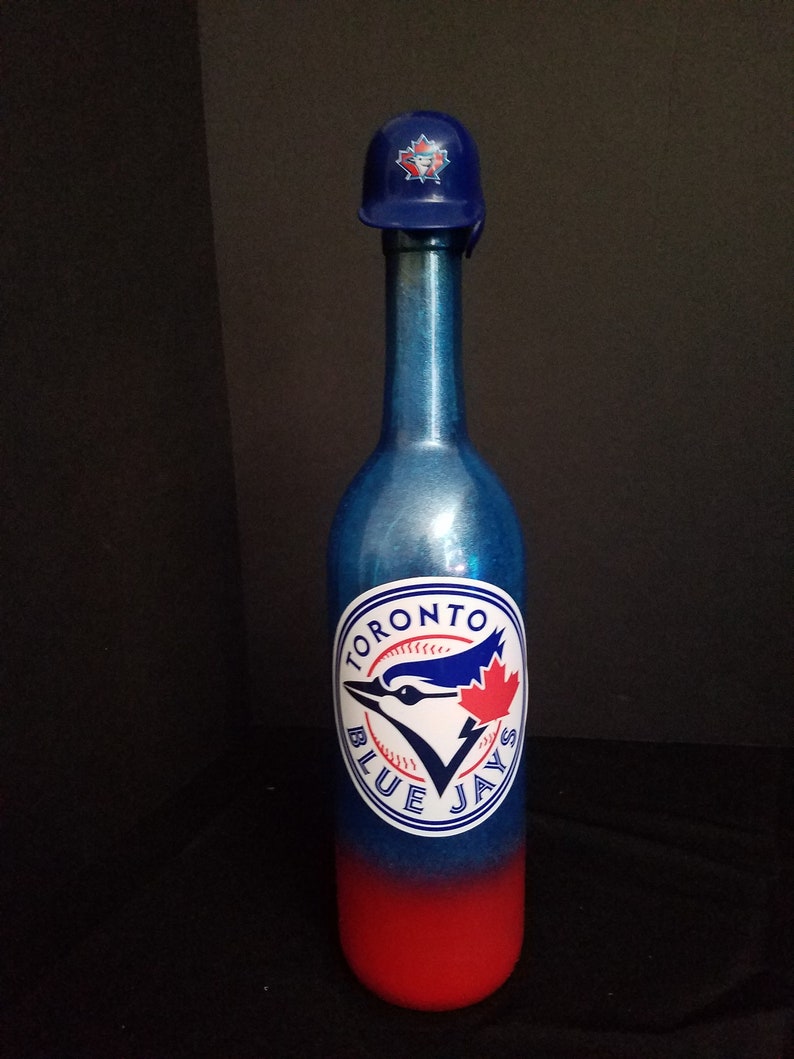 Toronto Blue Jays Lighted Bottle Blue Jays Fan Blue Jays Etsy