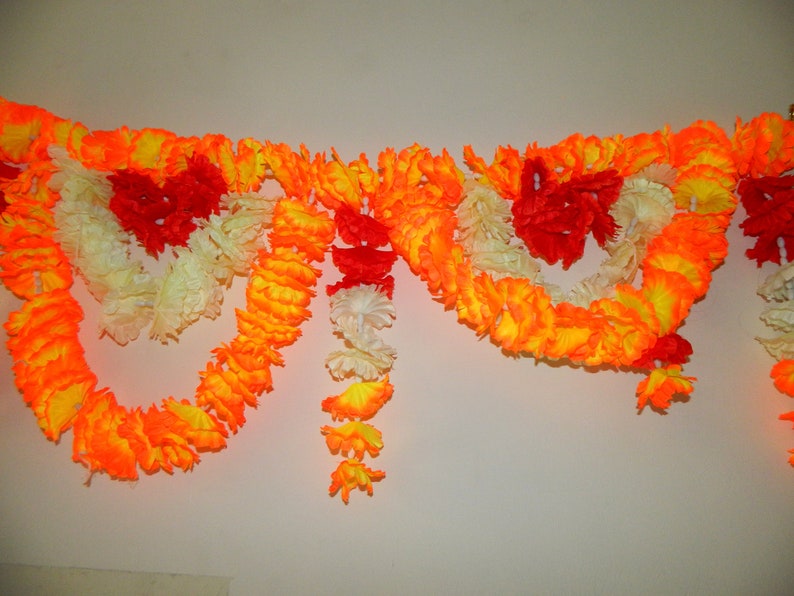 3 Feet Wide Flower Door Valance Indian Toran Indian Wedding Etsy