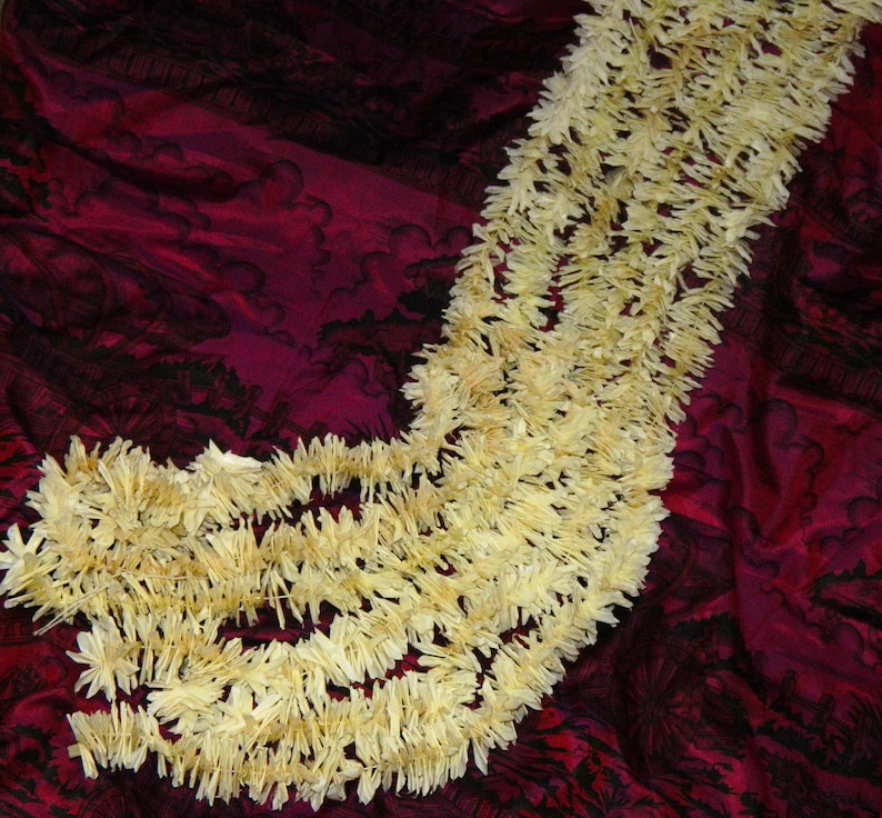 10 Feet Long 10 pieces White jasmine Garland Flower Garlands decoration Indian Wedding Party Christmas Decor Flowers