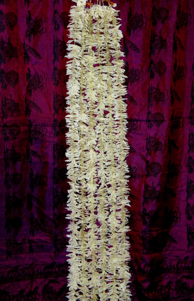 10 Feet Long 10 pieces White jasmine Garland Flower Garlands decoration Indian Wedding Party Christmas Decor Flowers