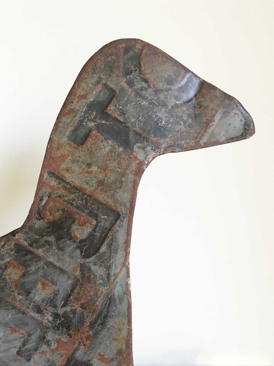 Vintage metal duck decoy silhouette made from a tin Root Beer Etsy