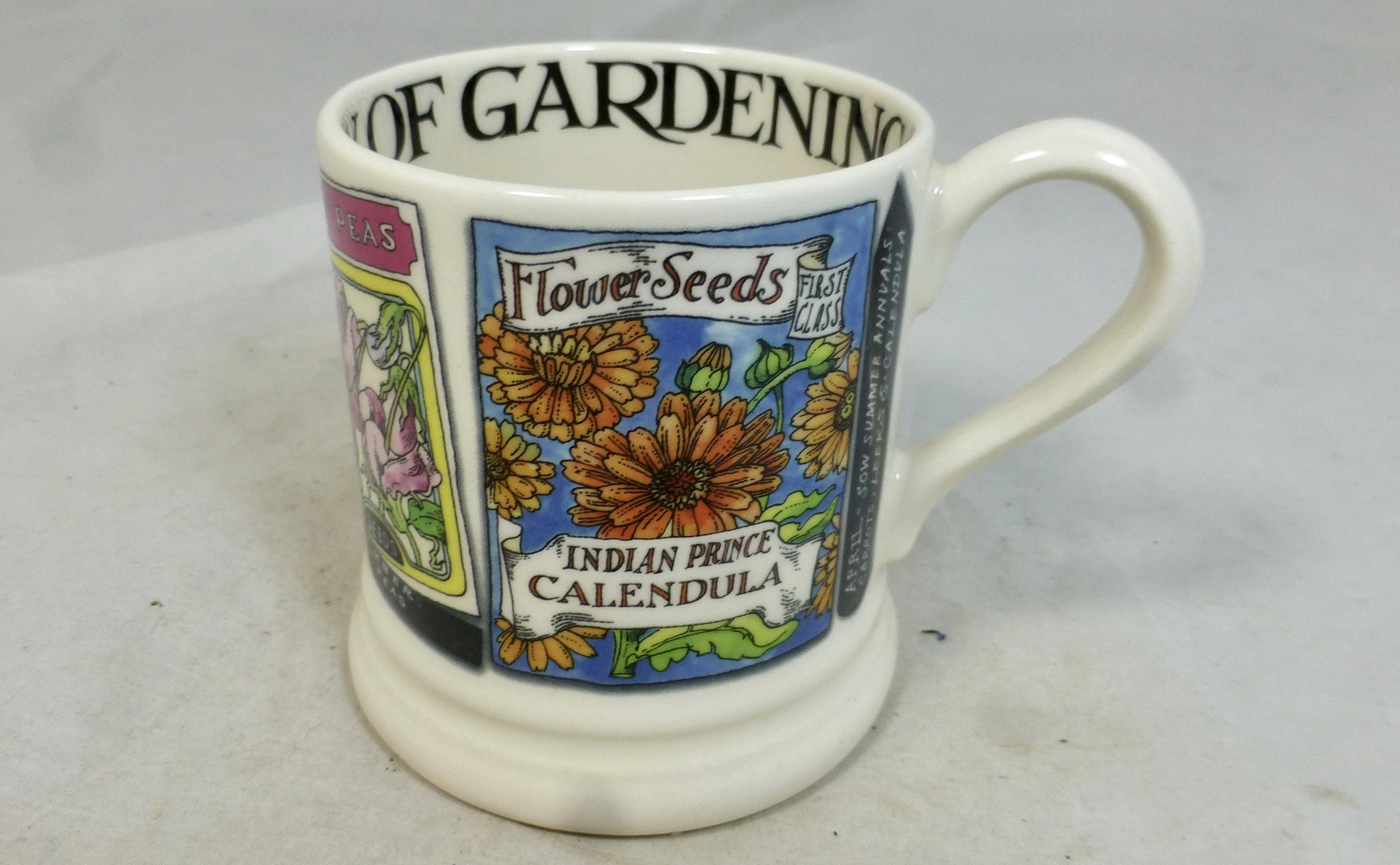 Emma Bridgewater Plant and Sow Gardening Half Pint First Quality