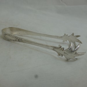 イギリスアンティークシュガートングアイストングシュガーニップス