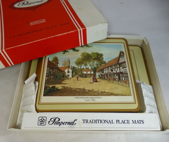Pimpernel Vin De France Cork Backed Tablemats