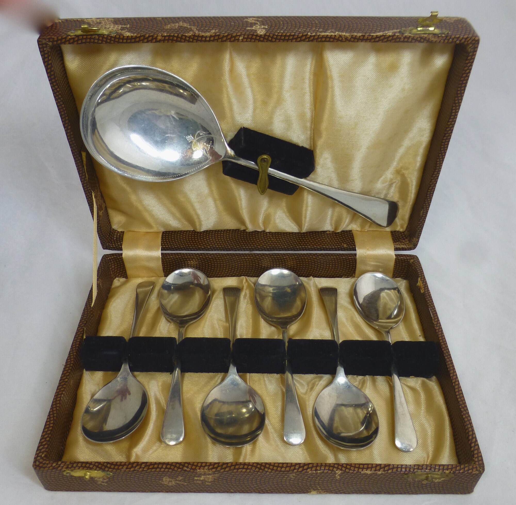 ヴィンテージ ステンレス ニッケル スチール シェフィールド ケース