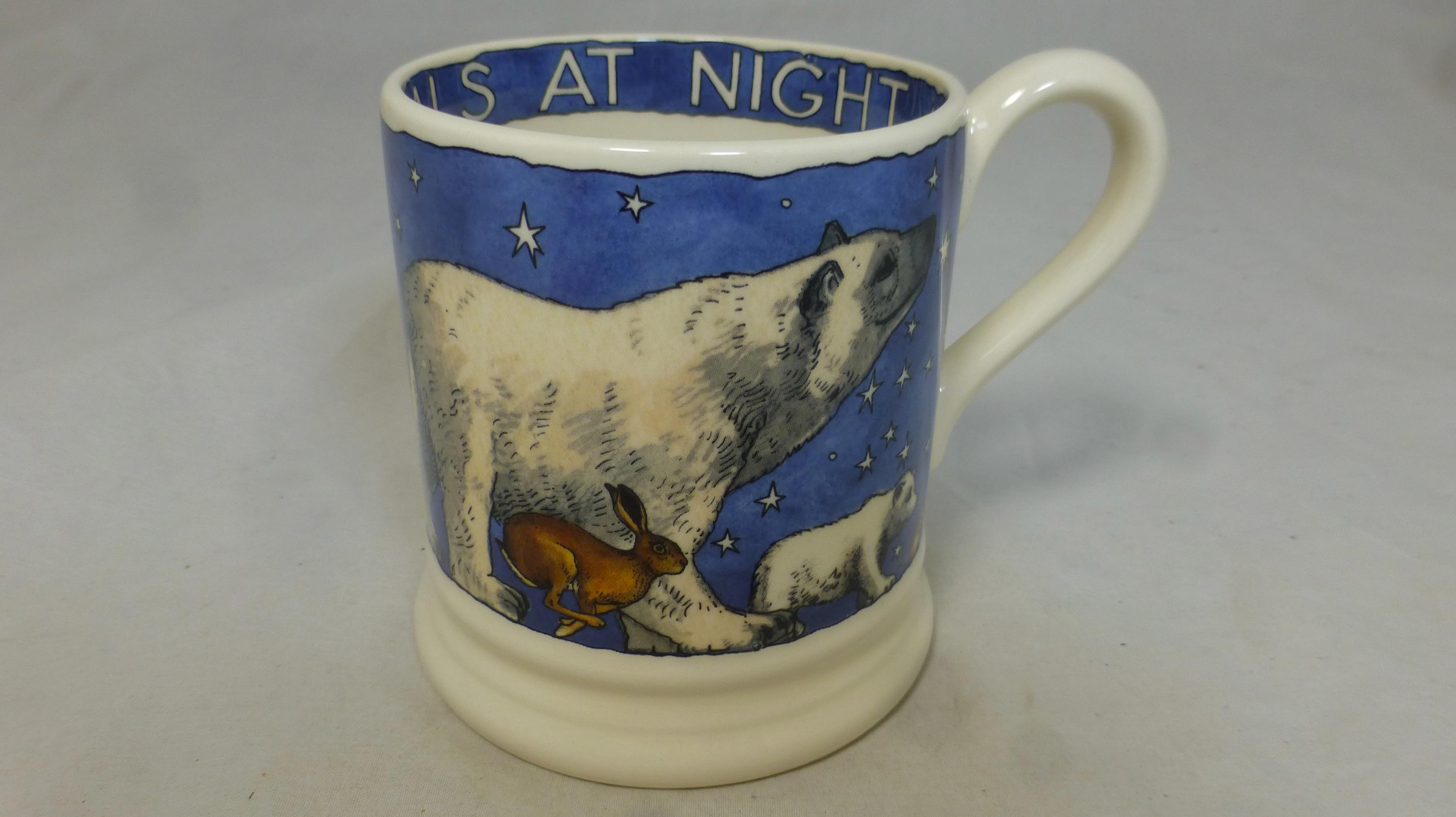 Emma Bridgewater 「冬の夜の動物たち」プレート 22cm Emma