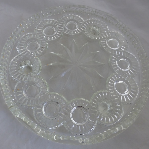 Glass Serving Plates Etsy