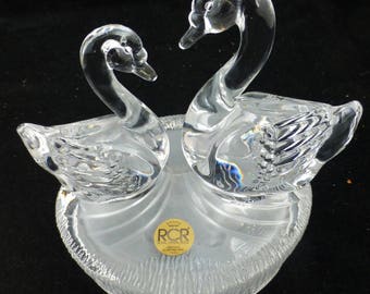 Vintage RCR Royal Crystal Rock 7” Vase - Etsy
