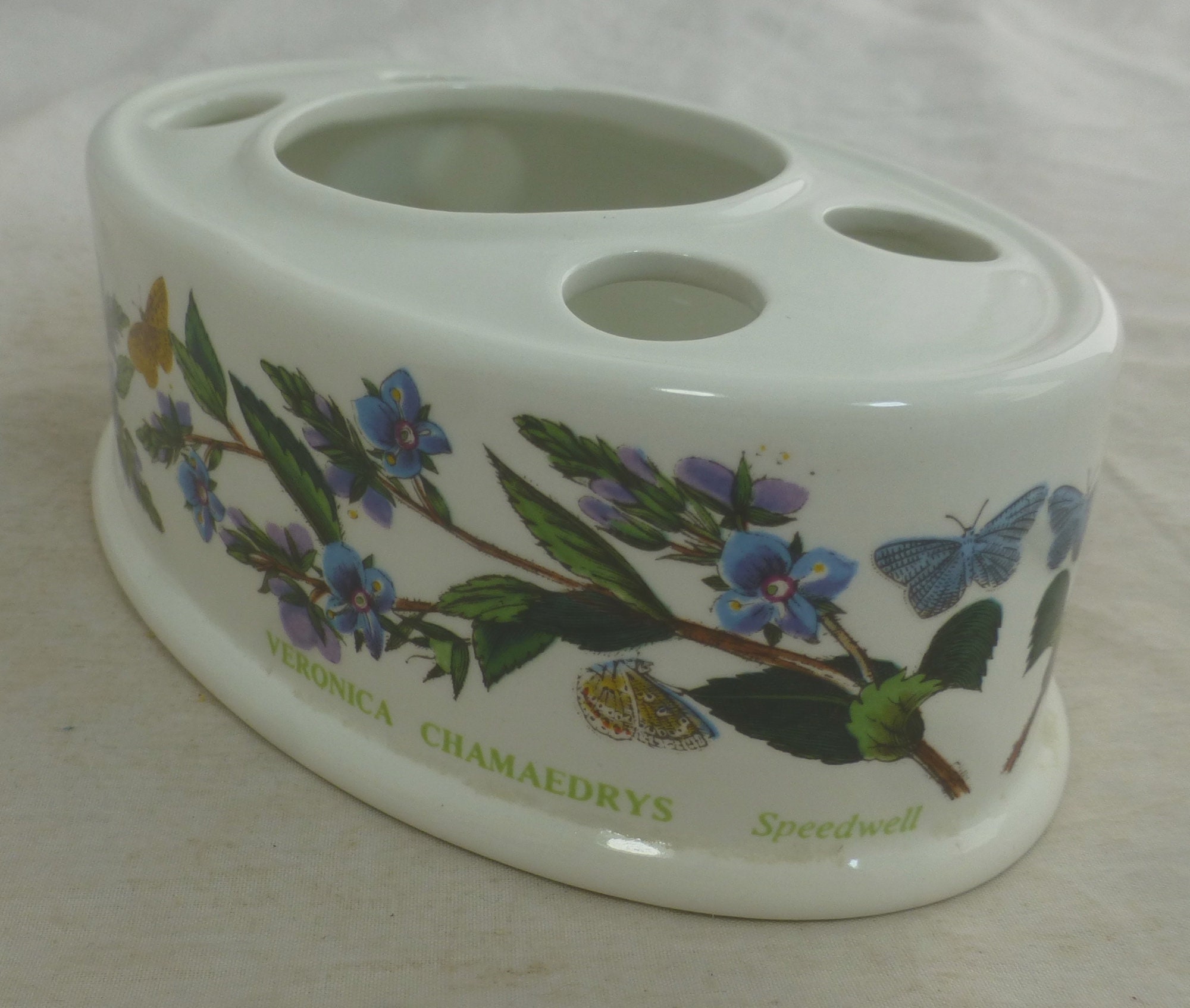 Piatto Ovale Per Torta Portmeirion Botanic Garden - Bianco 35,9 Cm Sicuro Per Forno - Foto 3