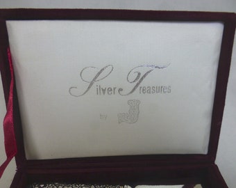 American Godinger Silver Treasures Cased Set of 4 Signed 5.5 in