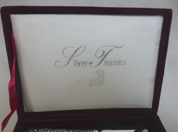 American Godinger Silver Treasures Cased Set of 4 Signed 5.5 in
