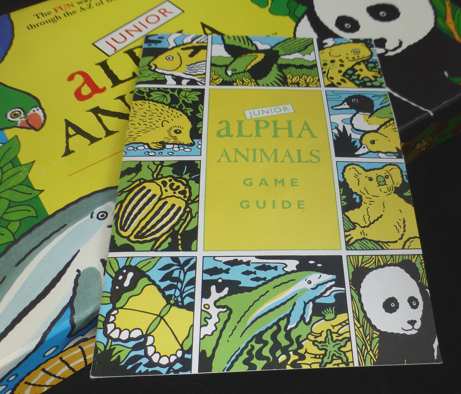 Junior Alpha Animals Vintage Game by the Green Board Game Co Etsy