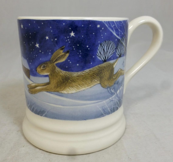 Emma Bridgewater Midnight Hare With Moon 1st Quality Half Pint 40