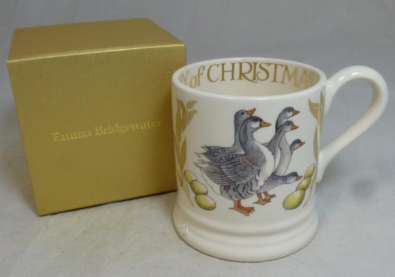 Emma Bridgewater Six Geese A-laying Gold Eggs 40 Years! First