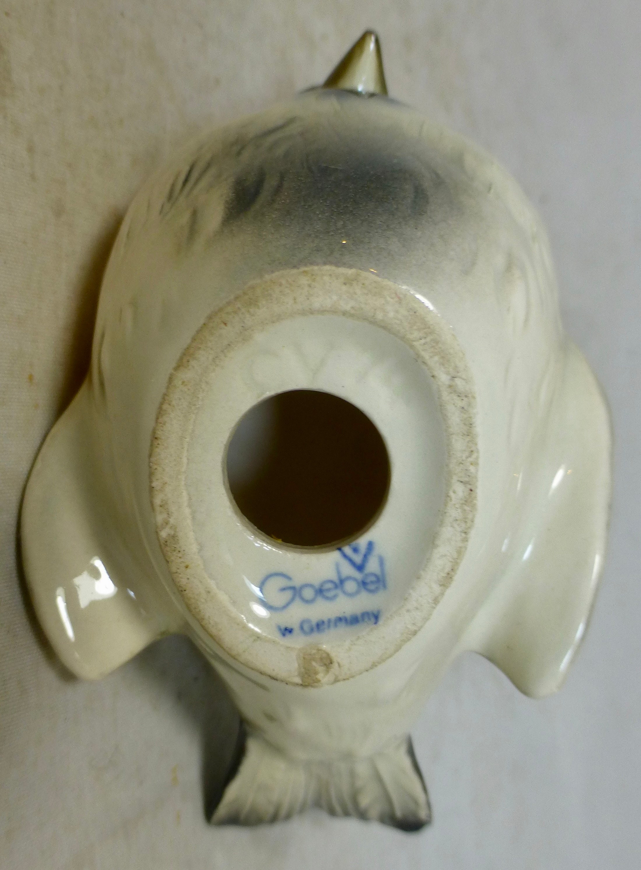 ヴィンテージ ゲーベル フンメル 磁器 スズメ シカディー 鳥 CV74