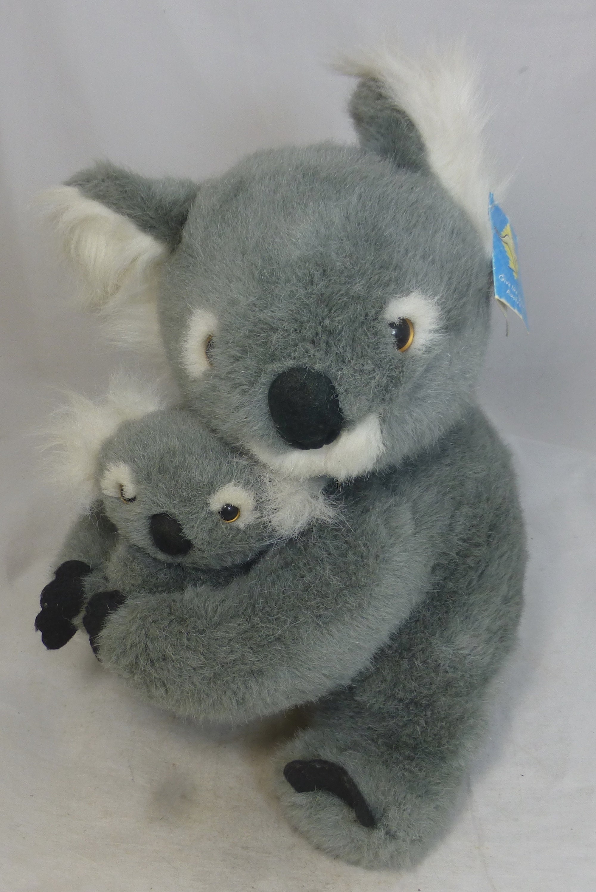 ヴィンテージ ソフトトイ オーストラリア産コアラのお母さんと赤ちゃん