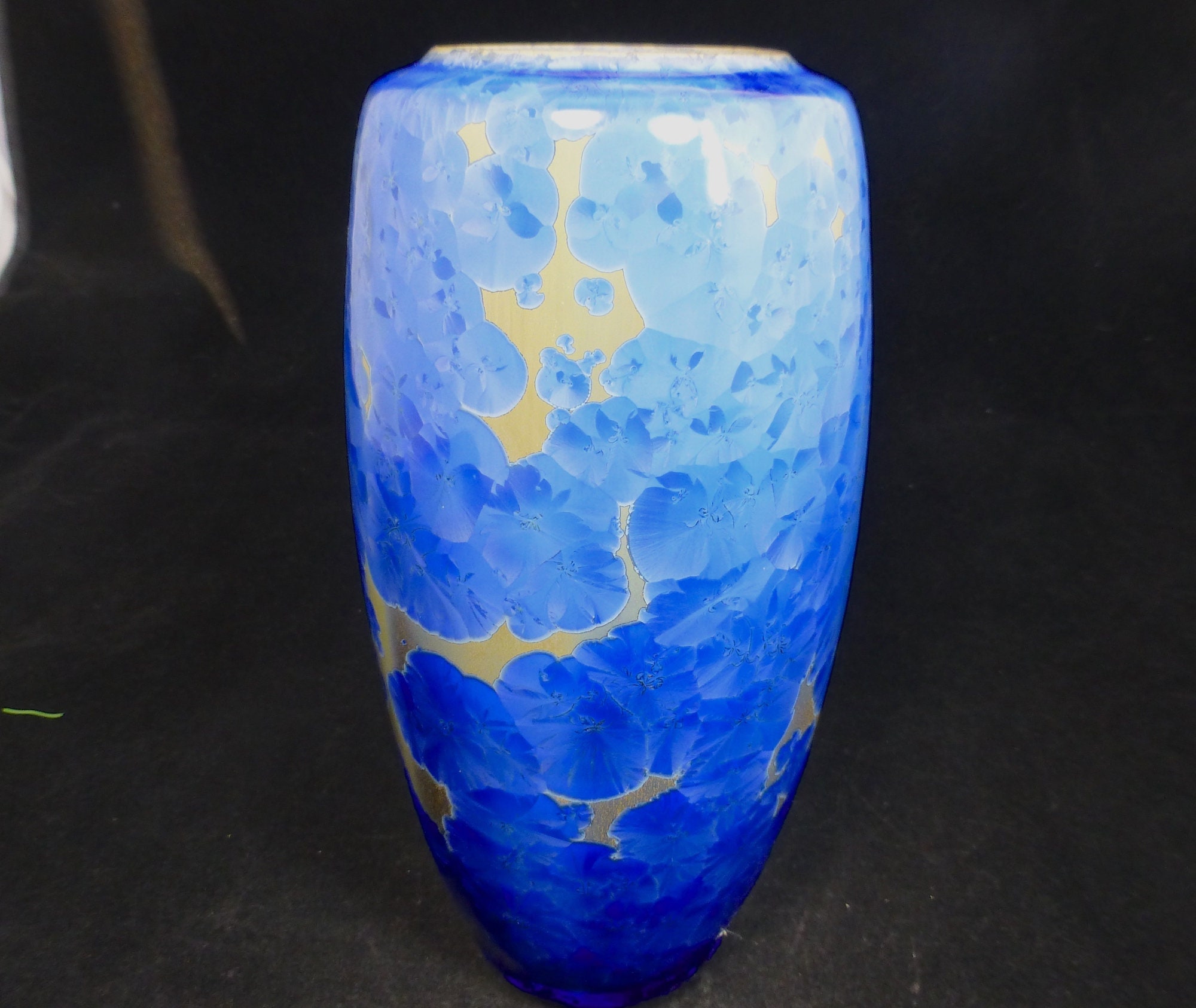Crystalline Glaze Pottery Hand Thrown Porcelain Tall Vase with Etsy