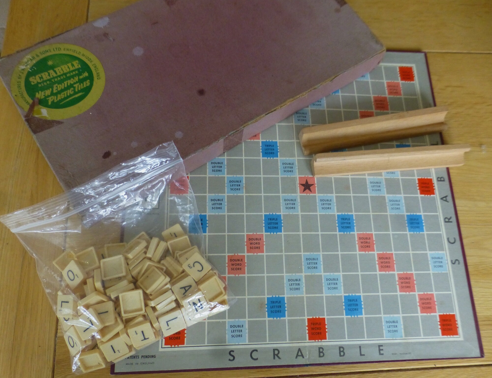 Plastic Scrabble 