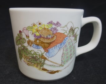 Wedgwood Etruria & Barlaston Oakapple Wood Grandma Snuffles Porcelain Mug or Cup - Jenny Partridge Illustrations - Christening Baby Gift