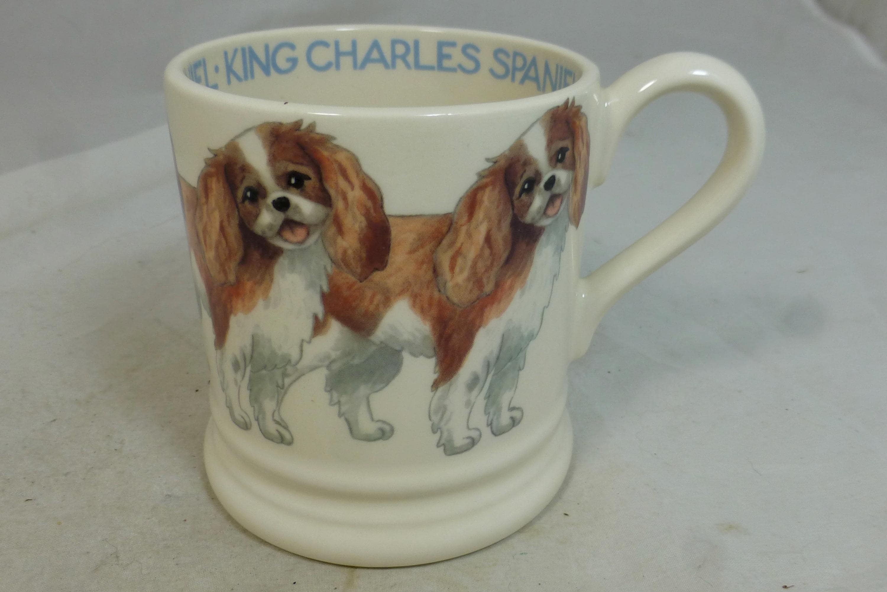 Emma Bridgewater King Charles Spaniel Dogs Half Pint Porcelain Mug