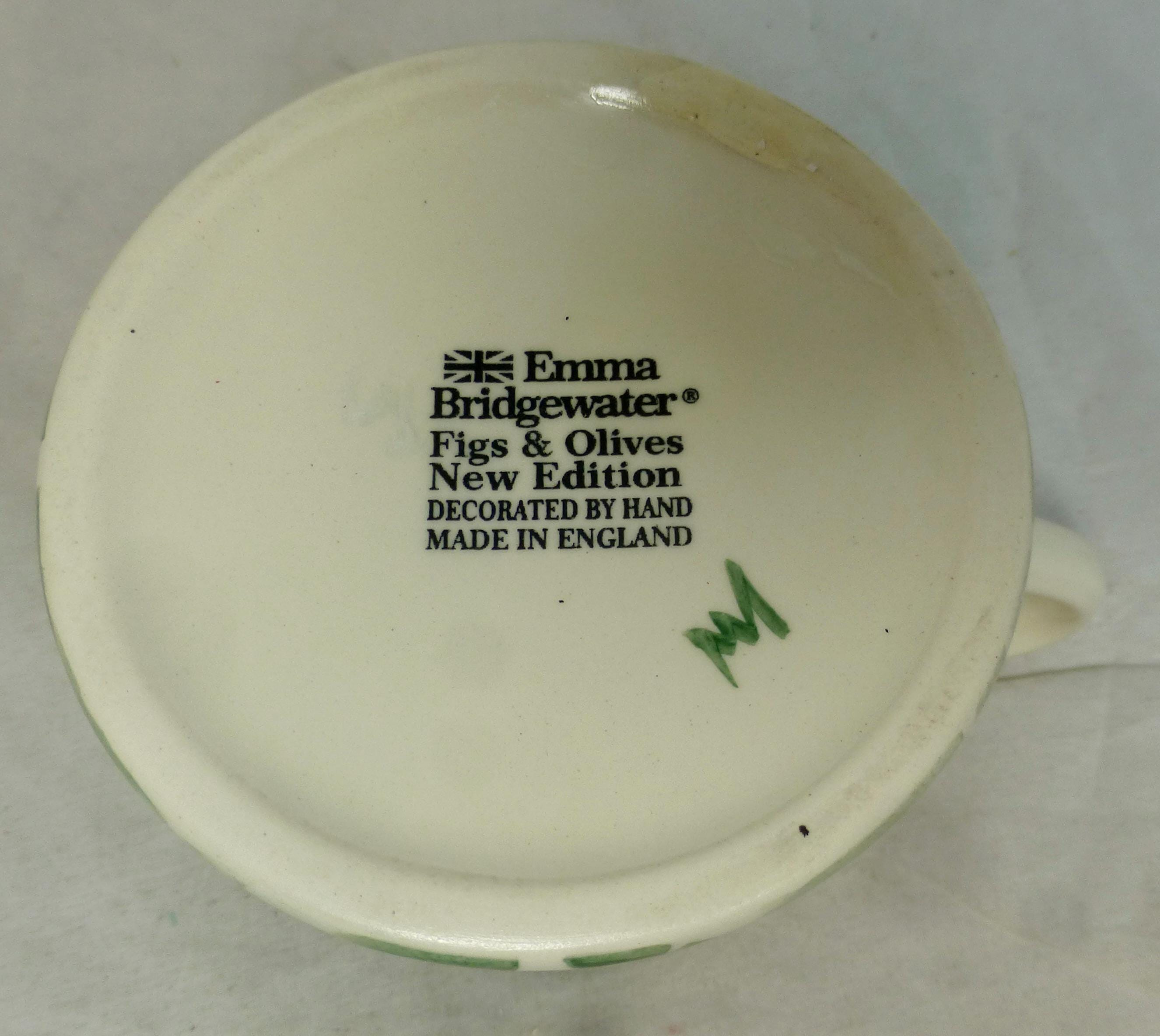 Vintage Emma Bridgewater Figs and Olives Half Pint Mug - 1st 