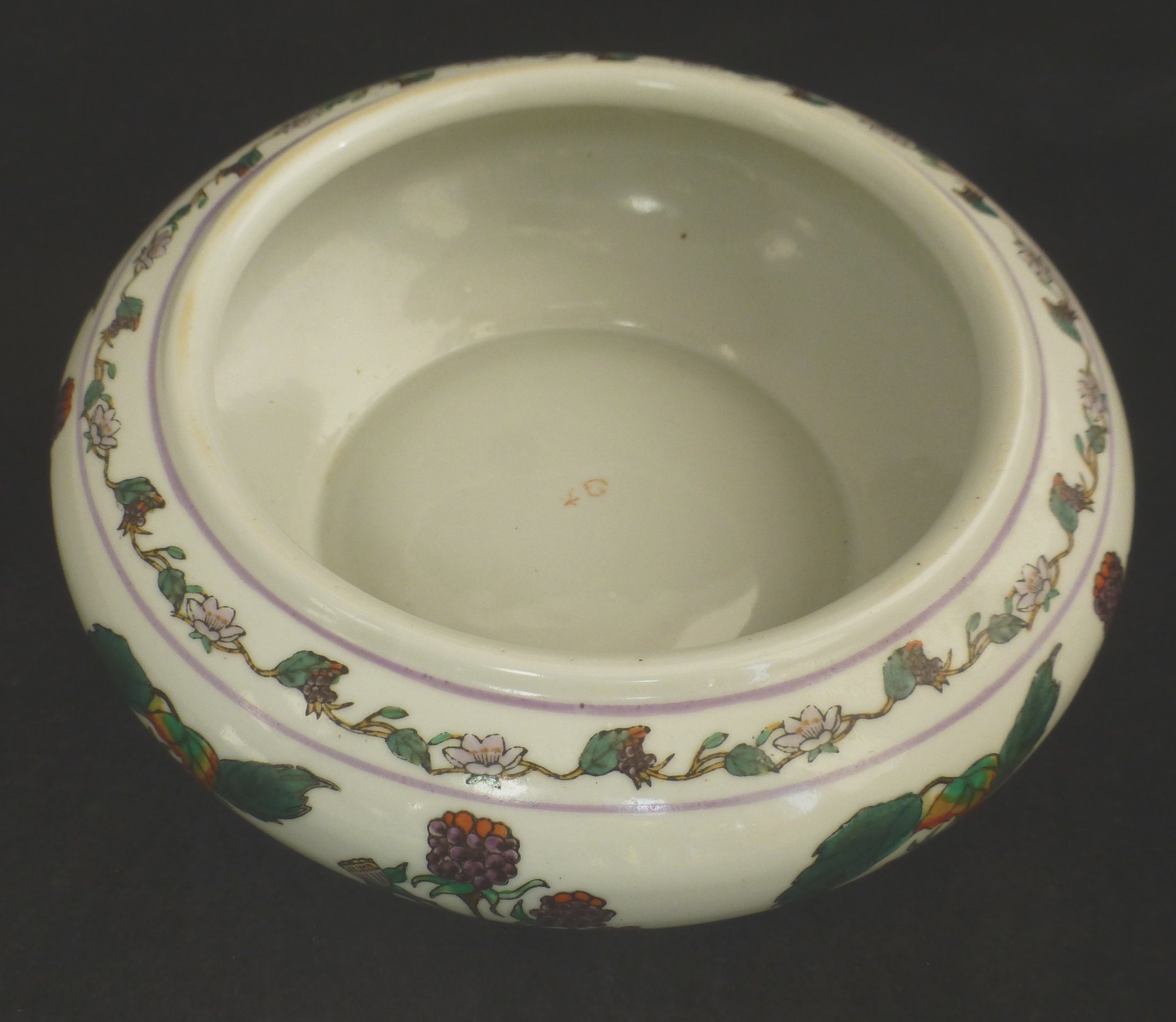 Kewdos Hand Painted Vintage Porcelain Planter / Jardinière / Etsy UK