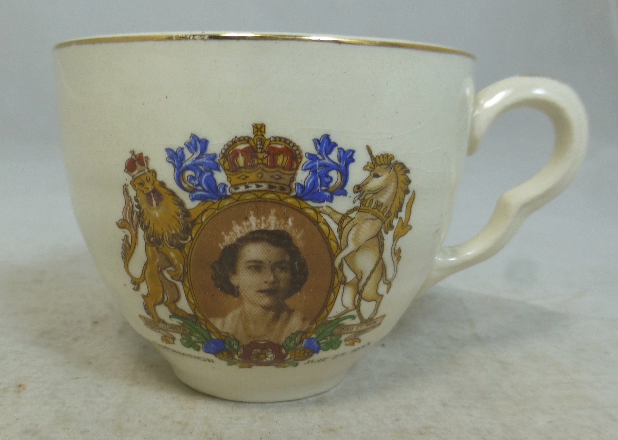 Vintage Queen Elizabeth II Coronation 1953 June 2 Royal