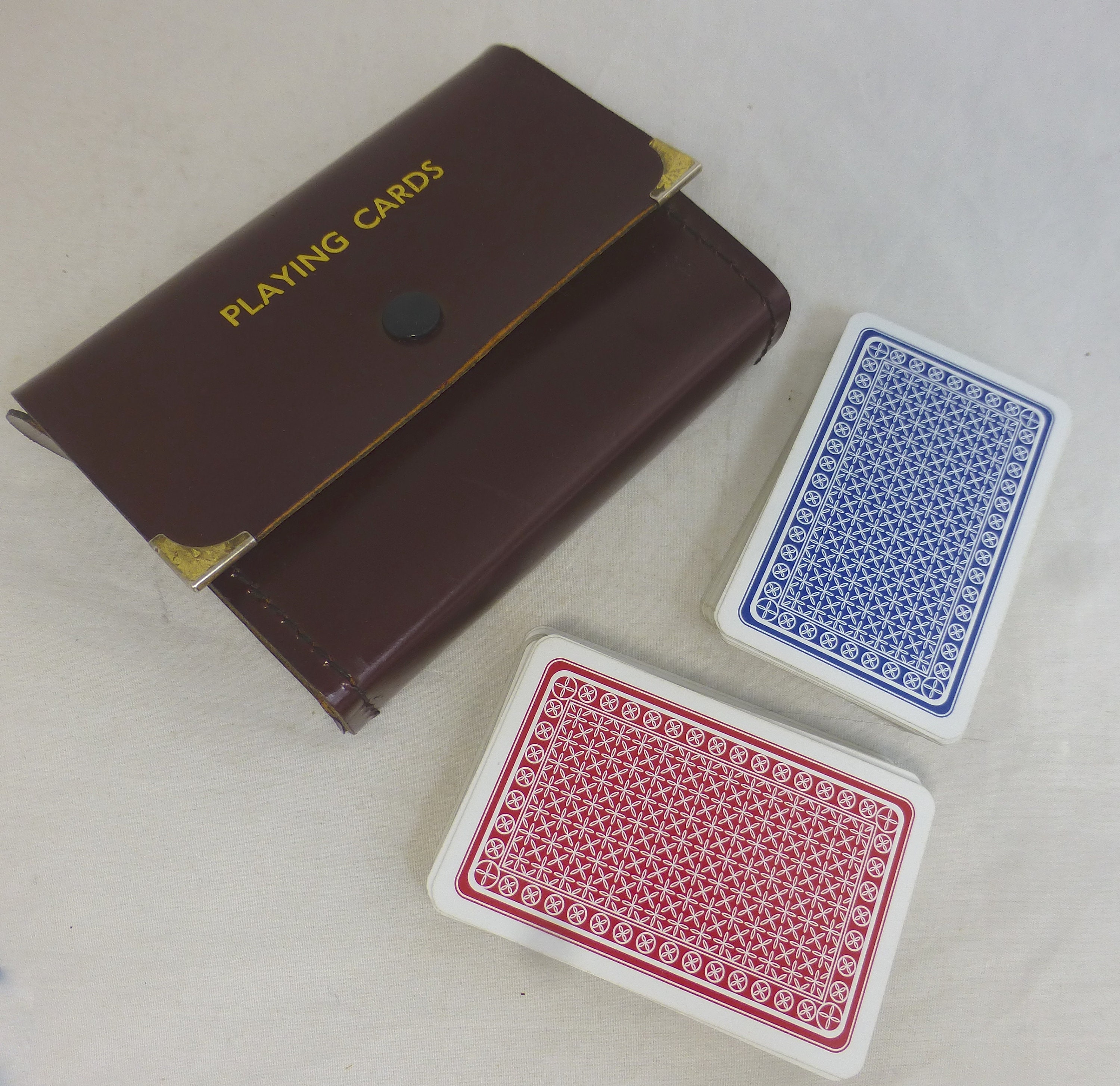 Prada Playing Cards with Leather Case
