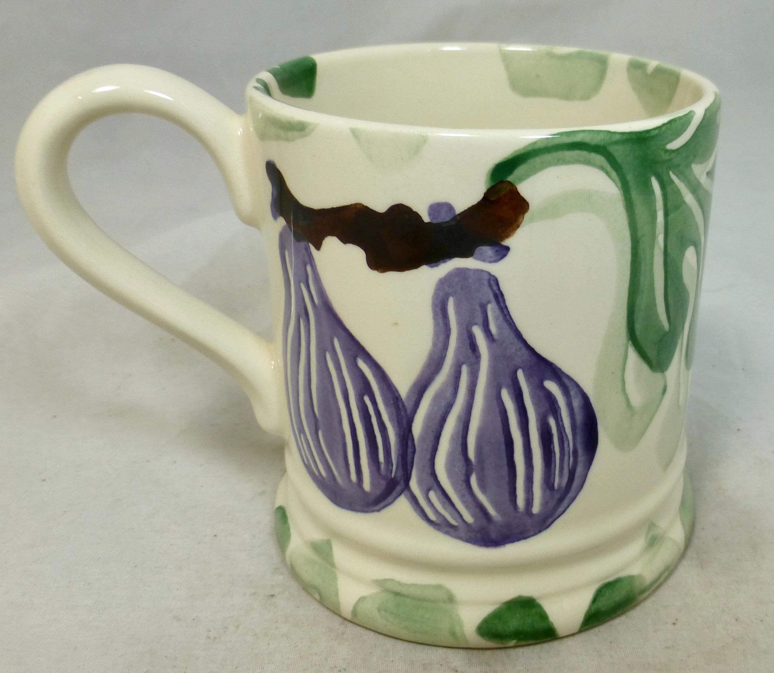 Vintage Emma Bridgewater Figs and Olives Half Pint Mug - 1st 