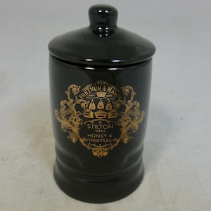 Fortnum & Mason Empty Blue Stilton With Honey Truffles Gloss Black
