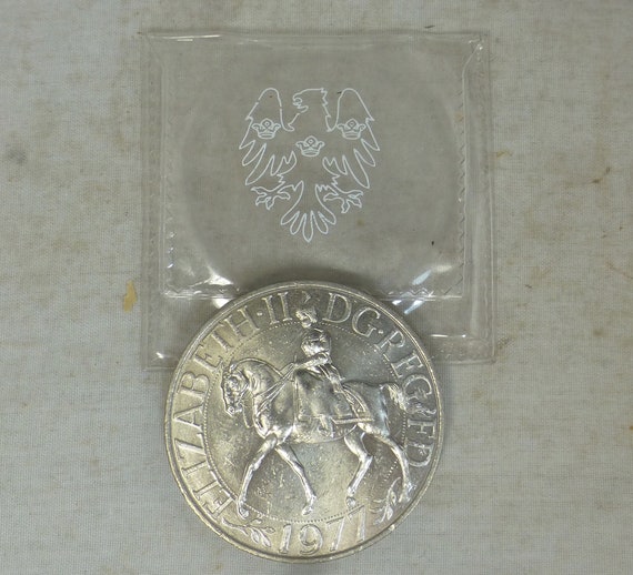 1977年 エリザベス2世 シルバー・ジュビリー 銀貨 （イギリス