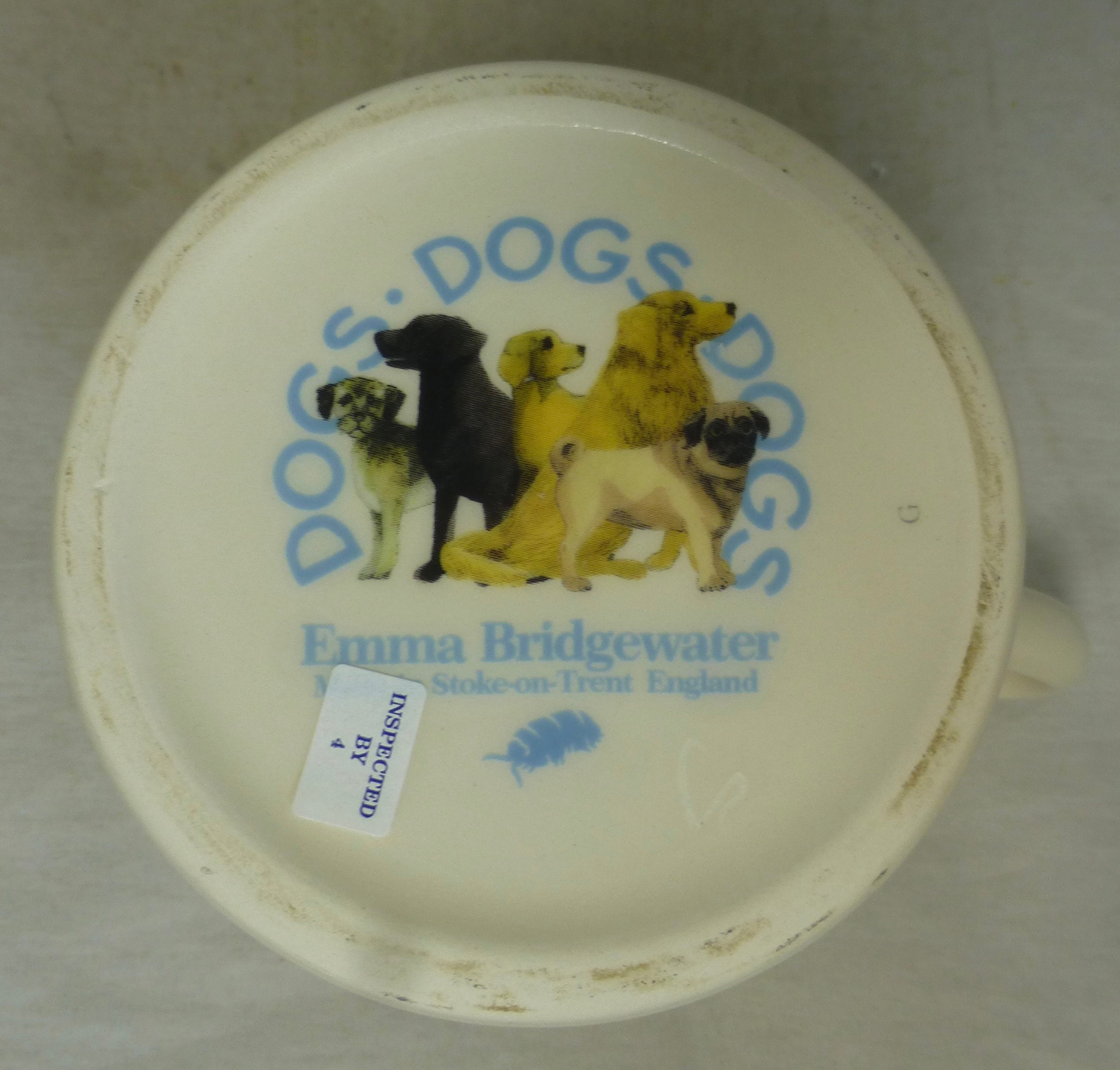 エマ・ブリッジウォーター グレイハウンド 犬 犬 ハーフパイント 磁器 