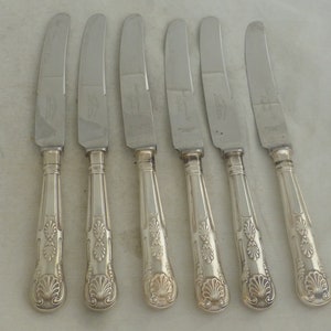 【Smith Seymour】 キングスパターン ディナーナイフ / フォーク Smith Seymour Knife - Etsy