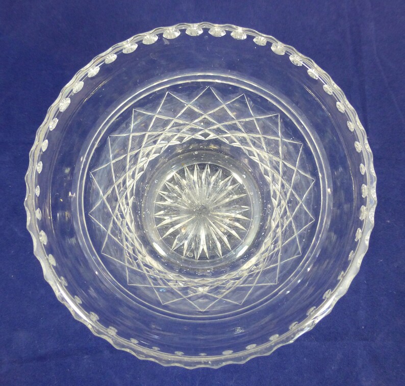 Vintage Lead Crystal Glass Vase 4.5 Inch H Decorative Glass Etsy