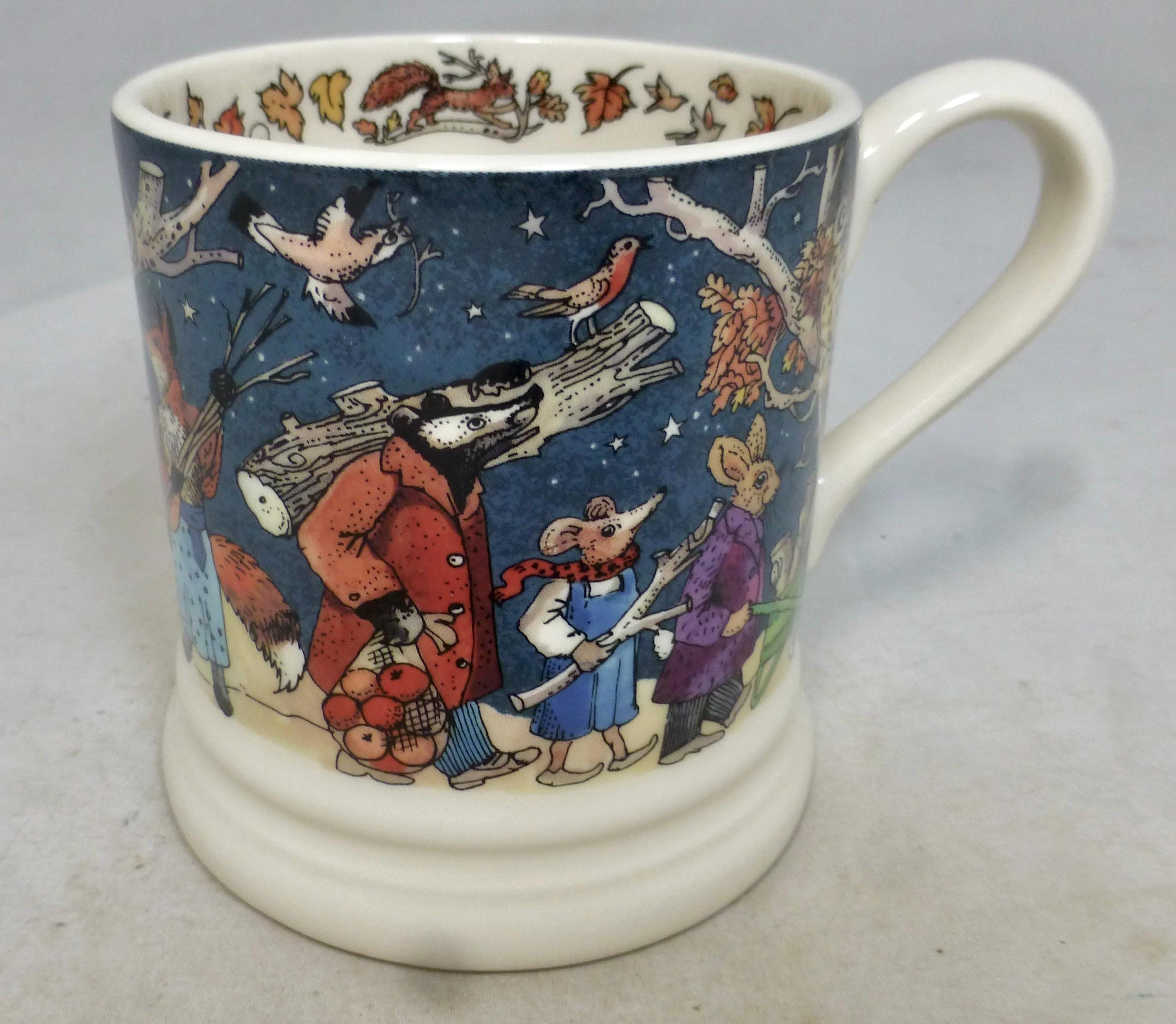 Emma Bridgewater Animals Enjoying Bonfire Night First Quality Half