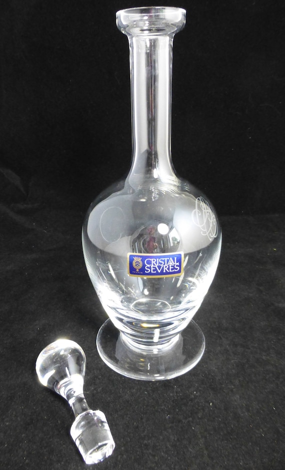Cristal De Sevres France Fine Crystal Decanter | Chairish