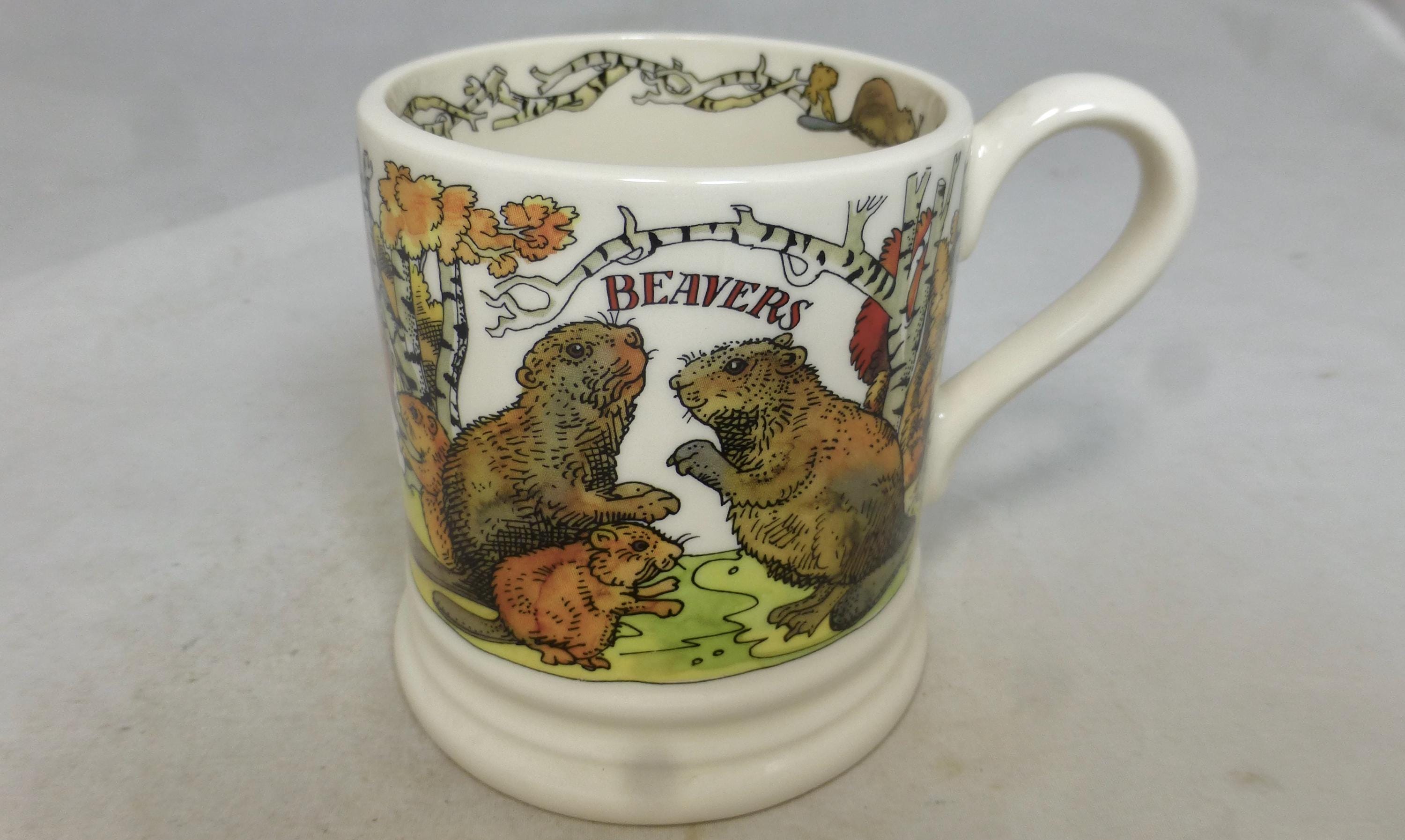 Emma Bridgewater Beavers & Silver Birch Trees First Quality Half