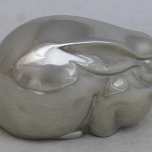 Rare Vintage Dansk Designs Bunny Rabbit Nickel Plated Figurine ...
