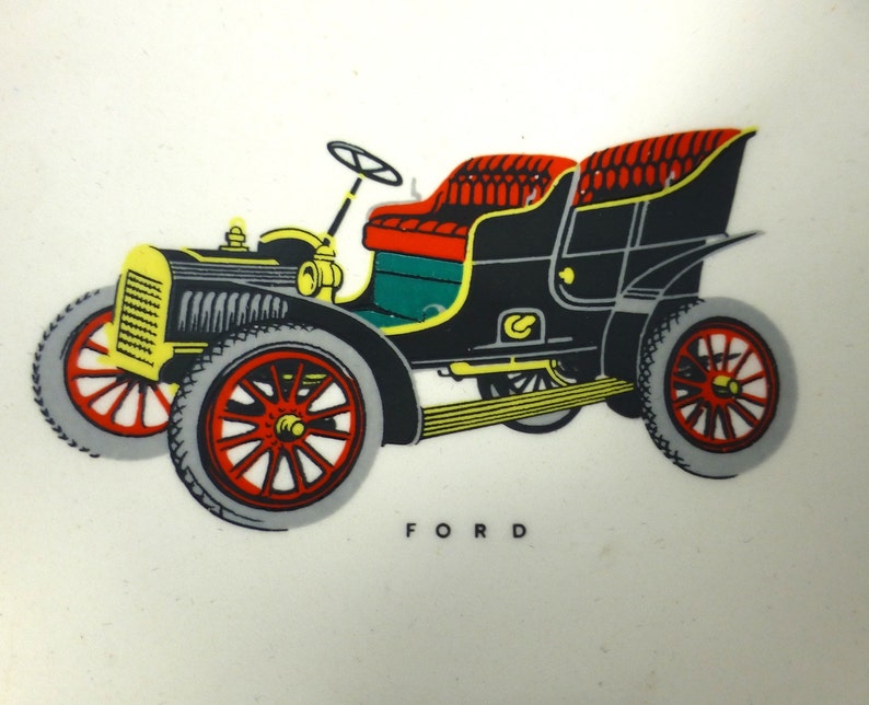 Decorative Gray\u2019s Pottery Vintage Car Ford 1950s Pin Dish Vintage and Collectable