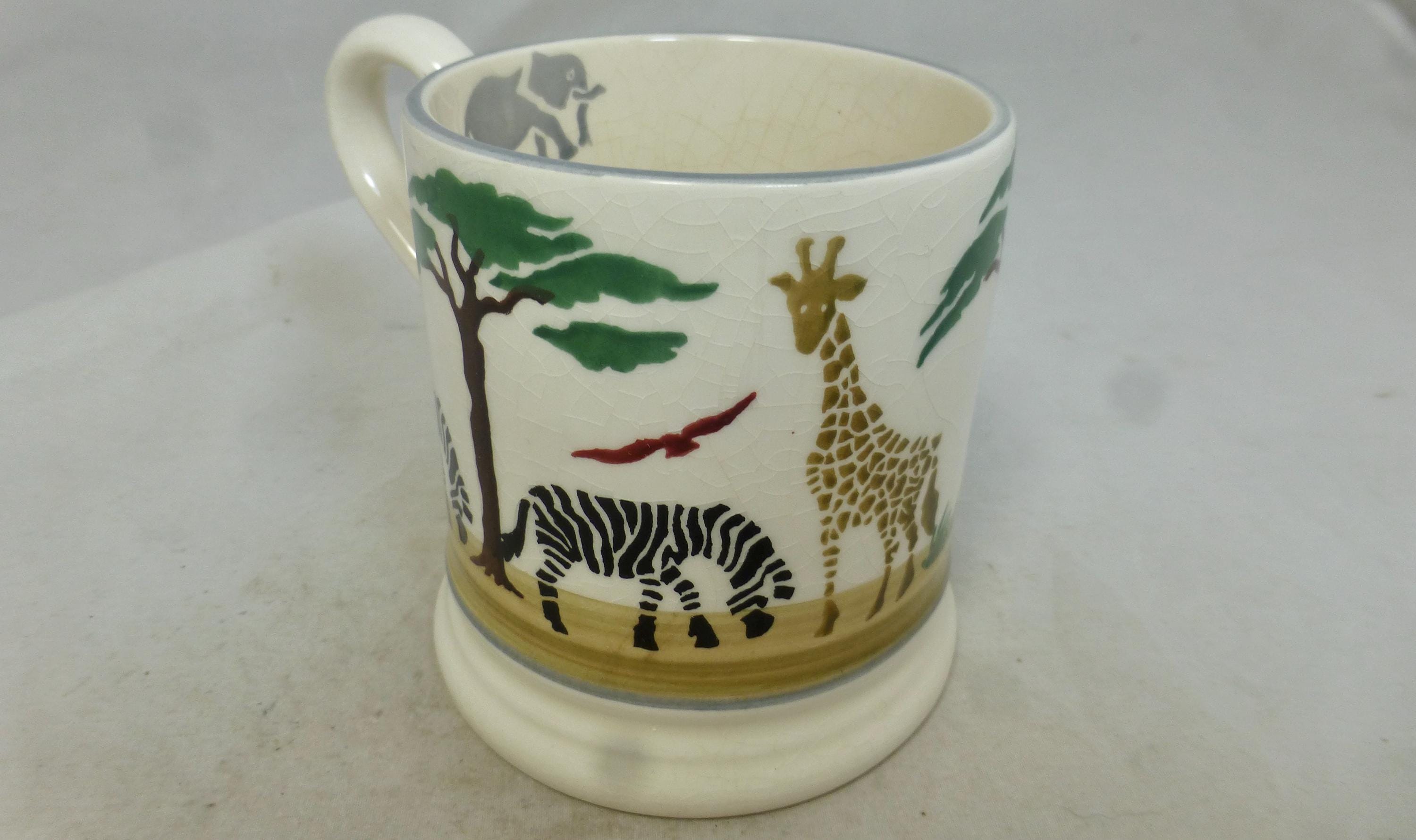 Emma Bridgewater Tusk African Safari Animal Half Pint Mug – Hand