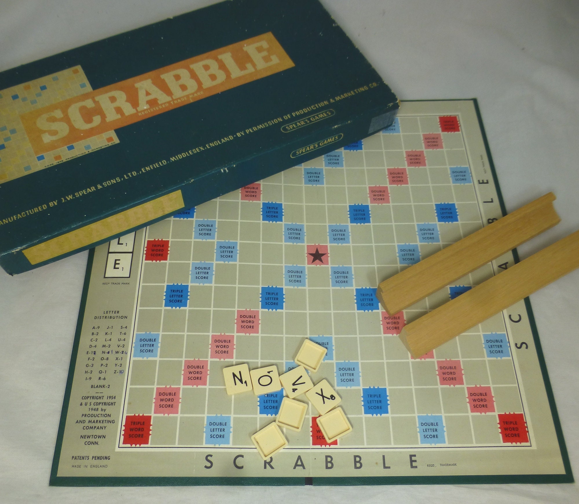 SEALED Scrabble Classic Complete Game With Wooden Letters Green