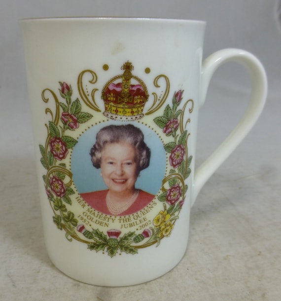 Vintage HM Queen Elizabeth II Golden Jubilee Commemorative