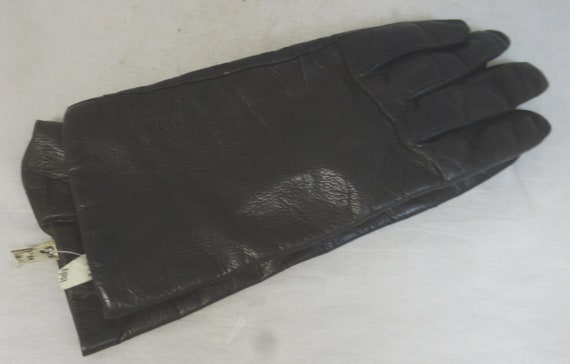 Vintage Pair of Ladies Italian Dark Brown leather… - image 7