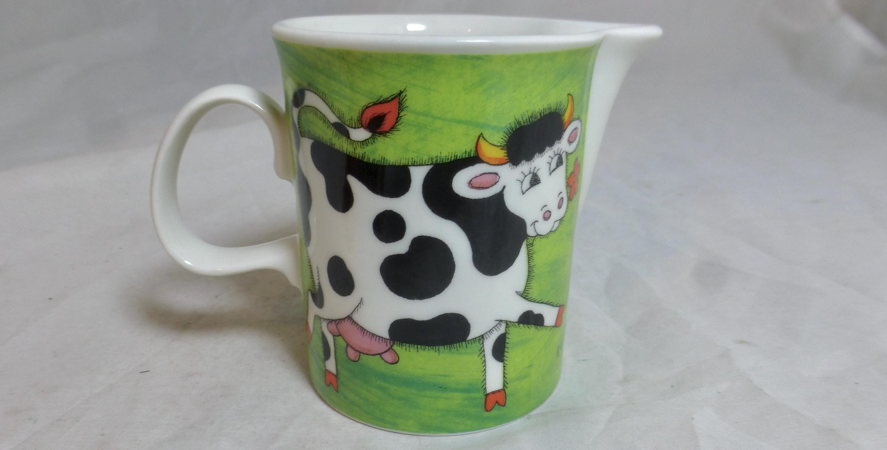 Vintage Dunoon Funky Farm Stoneware Porcelain Milk Jug – Hand