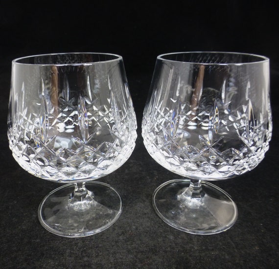 Set of 2 Hand Cut Lead Crystal Vintage Brandy Glasses High Quality Brandy  Balloon Glasses Waterford Crystal Stag / After Dinner Gifts -  Canada