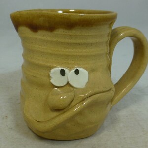 Vintage Ugly Face Milk Jug 3D Moulded Studio Pottery Stoneware Small Pitcher by Pretty Ugly Pottery - Raised Ugly Face – Fun Unique Jug Gift
