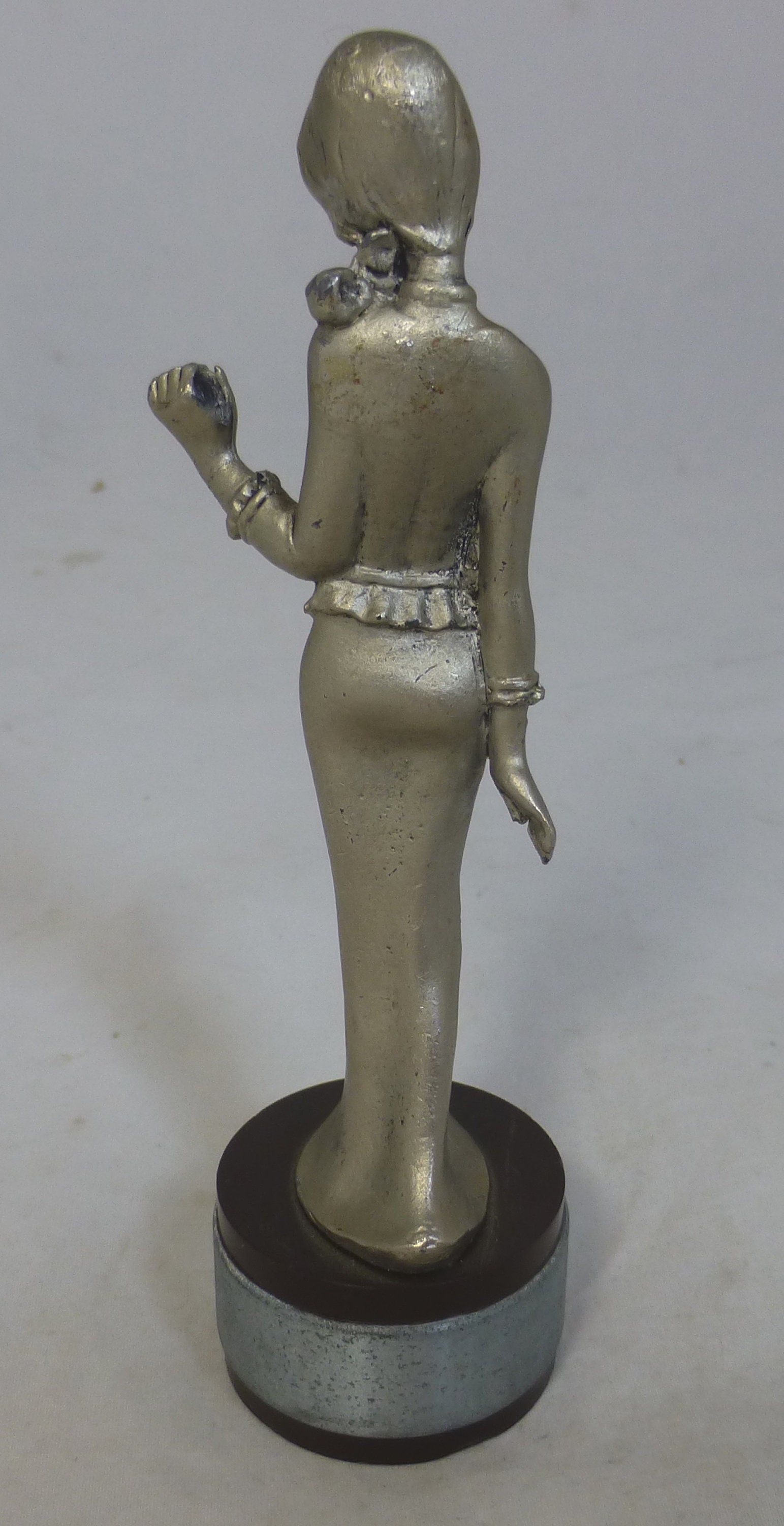 Peltro Italian Vintage Pewter Figurine of Elegant Stylish Etsy