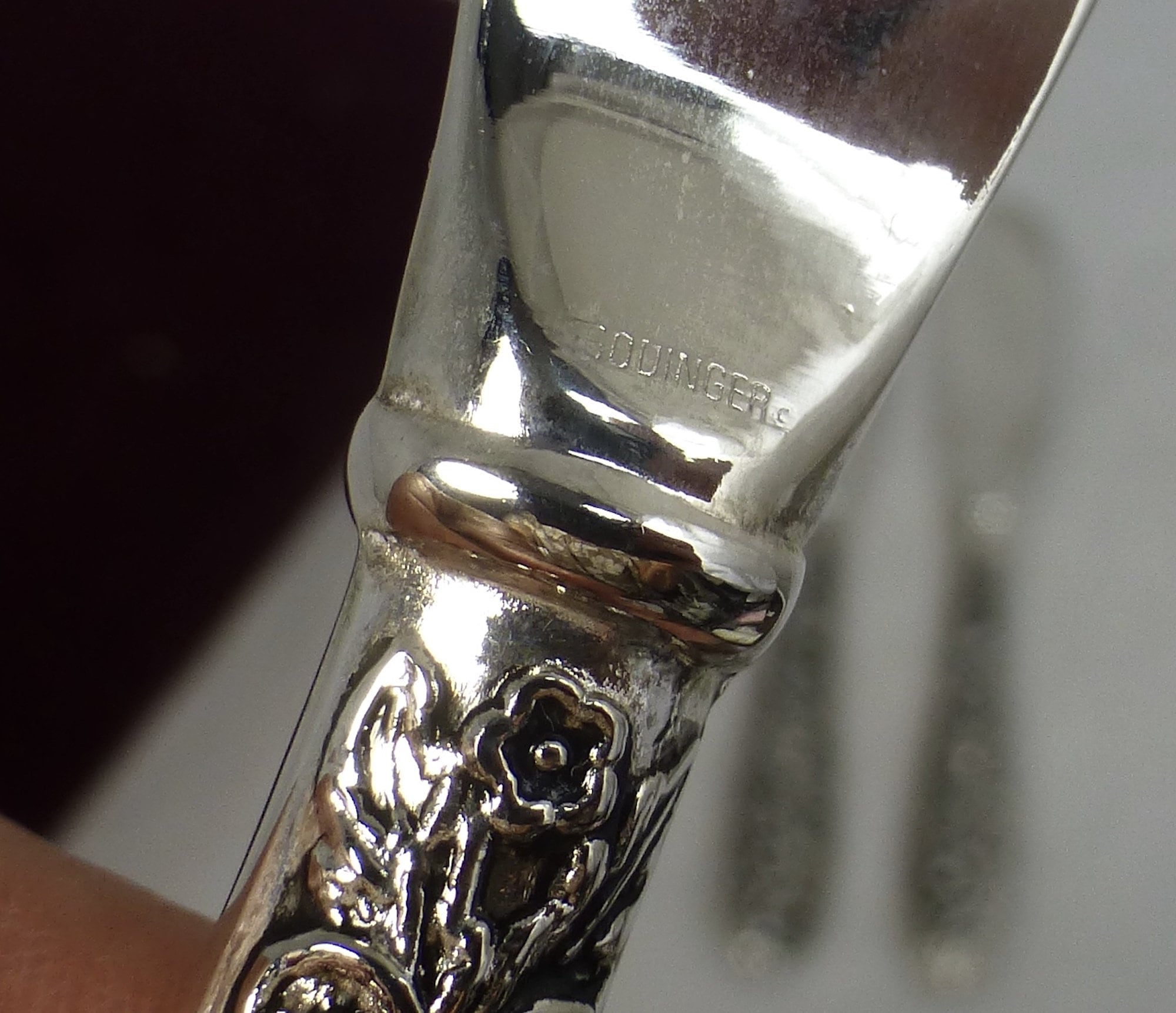 American Godinger Silver Treasures Cased Set of 4 Signed 5.5 in